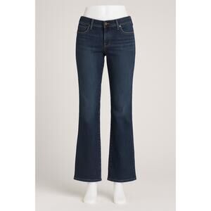 Lucky Brand Easy Rider Bootcut Jeans Womens Dark Wash Stretch Denim orta